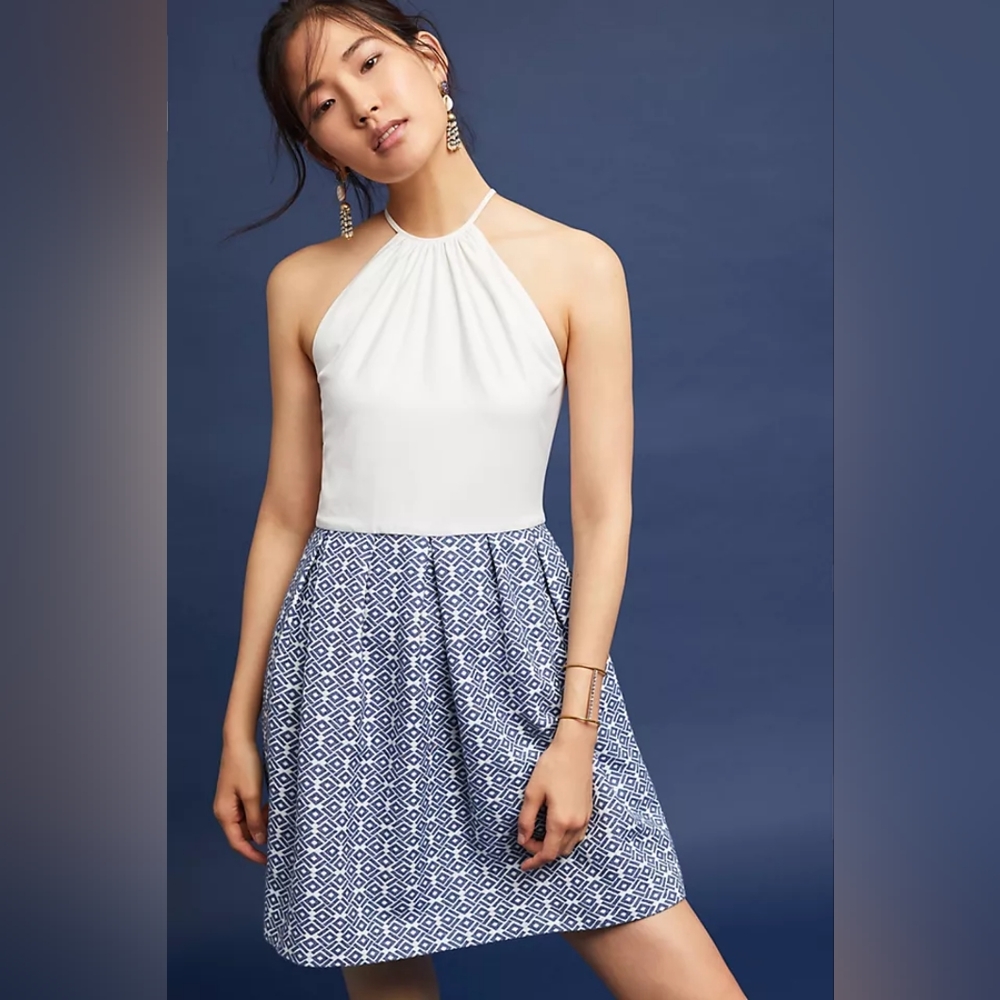 Anthropologie Ina Halter Dress